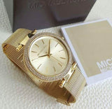  Shop Authentic Michael Kors Darci Gold Dial Gold Mesh Bracelet Watch for Women - MK3368 - Luxxuri