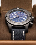  Shop Authentic Breitling Super Avenger Chronograph 48 Night Mission Blue Dial Blue Leather Strap Watch for Men - V13375101C1X2 - Luxxuri