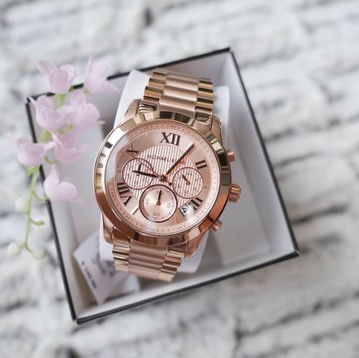  Shop Authentic Michael Kors Cooper Rose Gold Rose Gold Steel Strap Watch for Women - MK6275 - Luxxuri