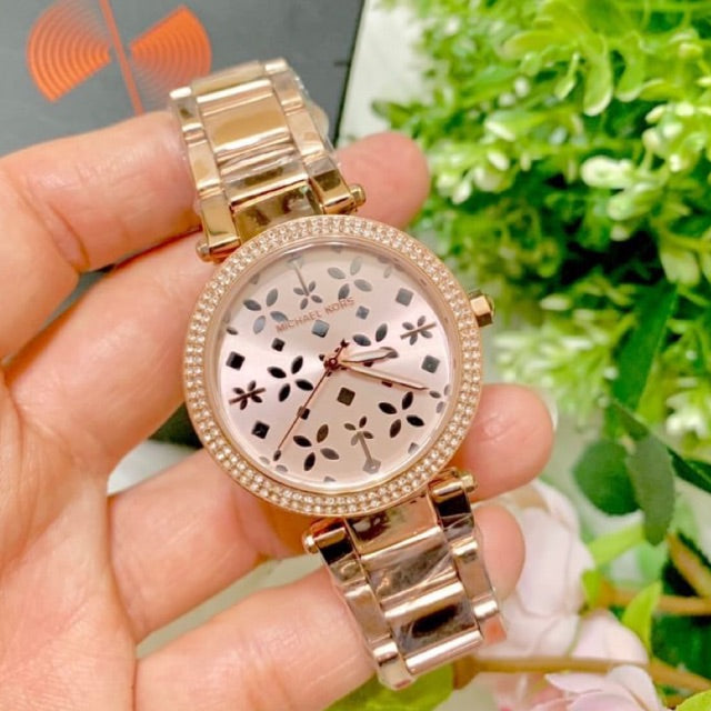  Shop Authentic Michael Kors Parker Rose Gold Dial Steel Strap Watch for Women - MK6470 - Luxxuri