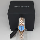  Shop Authentic Marc Jacobs Henry Dinky Blue Dial Rose Gold Steel Strap Watch for Women - MBM3204 - Luxxuri