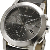  Shop Authentic Burberry The City Grey Dial Black Leather Strap Watch for Men - BU9362 - Luxxuri