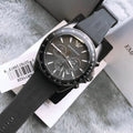  Shop Authentic Emporio Armani Giovanni Chronograph Black Dial Black Rubber Strap Watch For Men - AR11028 - Luxxuri