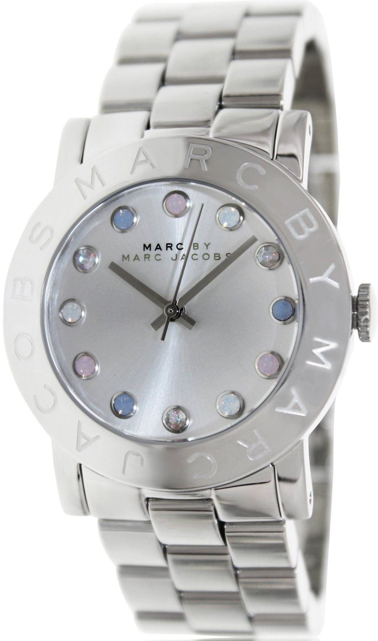  Shop Authentic Marc Jacobs Amy Dexter Silver Dial Silver Steel Strap Watch for Women - MBM3214 - Luxxuri