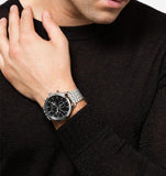  Shop Authentic Hugo Boss Companion Black Dial Silver Steel Strap Watch for Men - 1513652 - Luxxuri