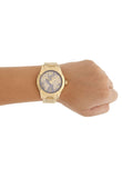  Shop Authentic Michael Kors Layton Pave Blue Dial Gold Steel Strap Watch for Women - MK6243 - Luxxuri