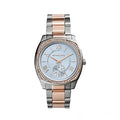  Shop Authentic Michael Kors Bryn Quartz Blue Dial Two Tone Steel Strap Watch For Women - MK6136 - Luxxuri