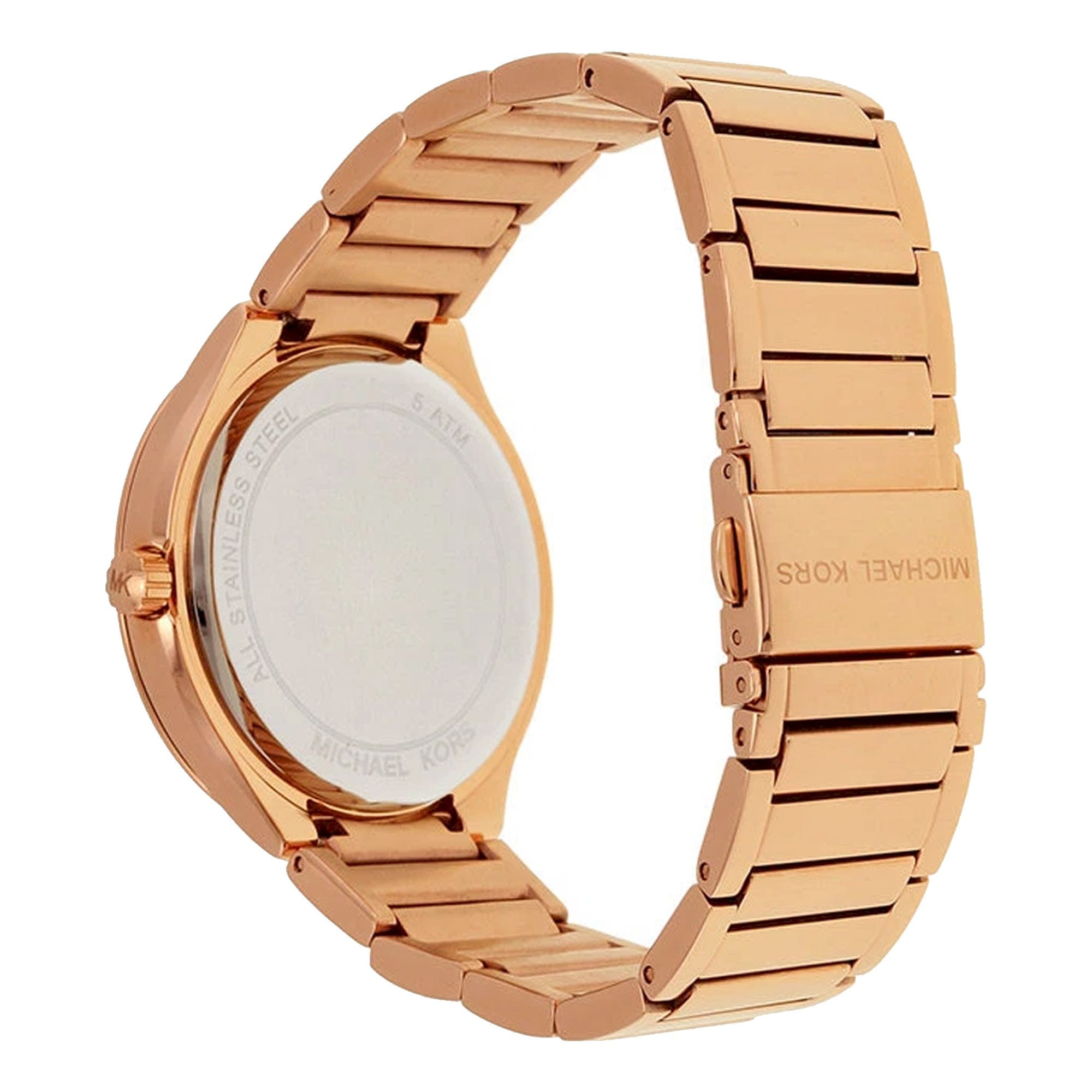 Michael Kors Kerry Black Mother of Pearl Dial Rose Gold Dial Watch for Women - MK3397