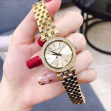  Shop Authentic Michael Kors Darci Gold Dial with Diamonds Gold Steel Strap Watch for Women - MK3295 - Luxxuri