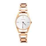  Shop Authentic Calvin Klein Dainty White Dial Rose Gold Steel Strap Watch for Women - K7L23646 - Luxxuri