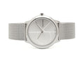  Shop Authentic Calvin Klein Minimal Silver Dial Silver Mesh Bracelet Watch for Women - K3M2212Z - Luxxuri