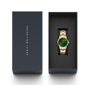  Shop Authentic Daniel Wellington Iconic Link Emerald Green Dial Rose Gold Steel Strap Watch For Women - DW00100419 - Luxxuri