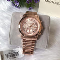  Shop Authentic Michael Kors Cooper Rose Gold Rose Gold Steel Strap Watch for Women - MK6275 - Luxxuri