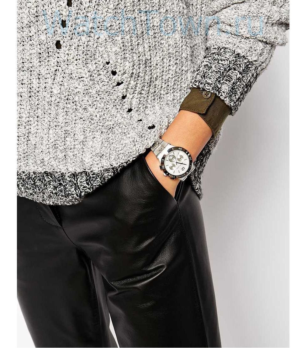  Shop Authentic Michael Kors Wyatt White Dial Silver Steel Strap Watch For Women - MK5932 - Luxxuri