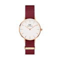  Shop Authentic Daniel Wellington Roselyn 3A Petite White Dial Red NATO Strap Watch For Women - DW00100293 - Luxxuri