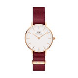  Shop Authentic Daniel Wellington Roselyn 3A Petite White Dial Red NATO Strap Watch For Women - DW00100293 - Luxxuri