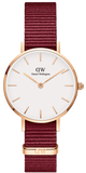  Shop Authentic Daniel Wellington Roselyn 3A Petite White Dial Red NATO Strap Watch For Women - DW00100293 - Luxxuri