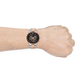  Shop Authentic Michael Kors Layton Chronograph Black Dial Two Tone Steel Strap Watch For Men - MK8913 - Luxxuri