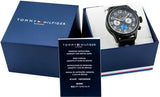  Shop Authentic Tommy Hilfiger Austin Quartz Blue Dial Blue Rubber Strap Watch for Men - 1791635 - Luxxuri