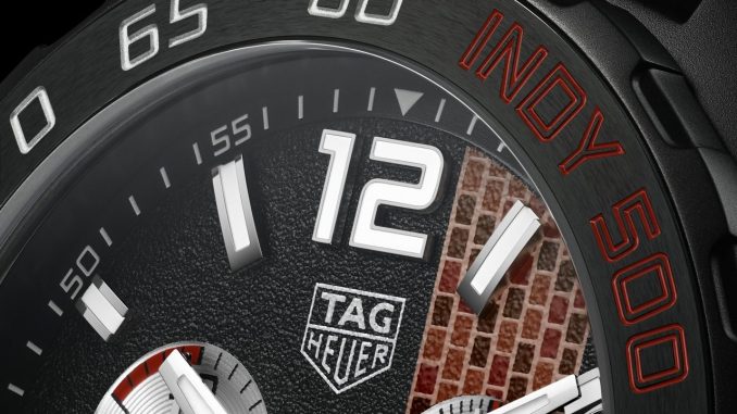  Shop Authentic Tag Heuer Formula 1 Indy 500 Limited Edition Chronograph Black Dial Black Rubber Strap Watch for Men - CAZ101AD.FT8024 - Luxxuri