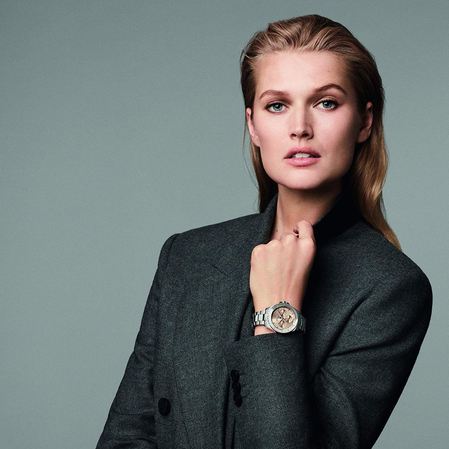  Shop Authentic Hugo Boss Hera Chronograph Silver Dial Two Tone Steel Strap Watch for Women - 1502446 - Luxxuri