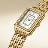  Shop Authentic Fossil Raquel Three Hand Mother of Pearl Dial Gold Steel Strap Watch For Women - ES5304 - Luxxuri