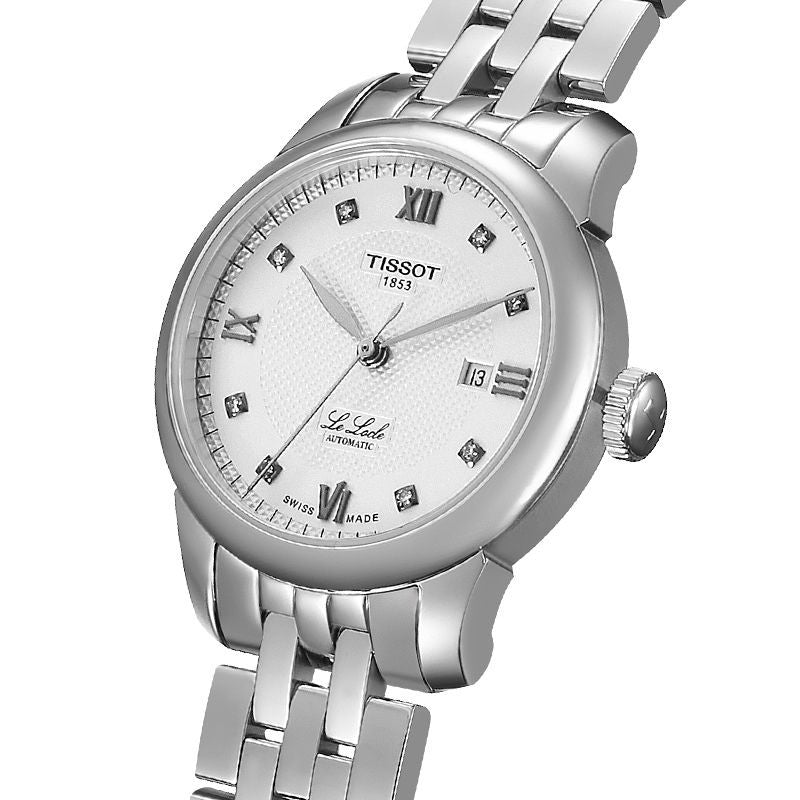  Shop Authentic Tissot Le Locle Automatic Lady Silver Dial Silver Steel Strap Watch For Women - T006.207.11.036.00 - Luxxuri
