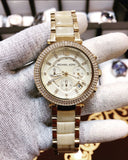  Shop Authentic Michael Kors Parker Gold Dial Gold Steel Strap Watch for Women - MK5632 - Luxxuri