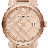  Shop Authentic Burberry The City Rose Gold Dial Rose Gold Steel Strap Watch for Women - BU9039 - Luxxuri