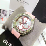  Shop Authentic Guess G-Twist Diamonds Silver Dial Pink Rubber Strap Watch for Women - W1240L1 - Luxxuri