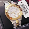  Shop Authentic Marc Jacobs Blade Chronograph Silver Dial Two Tone Steel Strap Watch for Women - MBM3177 - Luxxuri