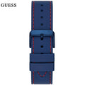  Shop Authentic Guess Odyssey Analog Blue Dial Blue Rubber Strap Watch For Men - W1108G1 - Luxxuri