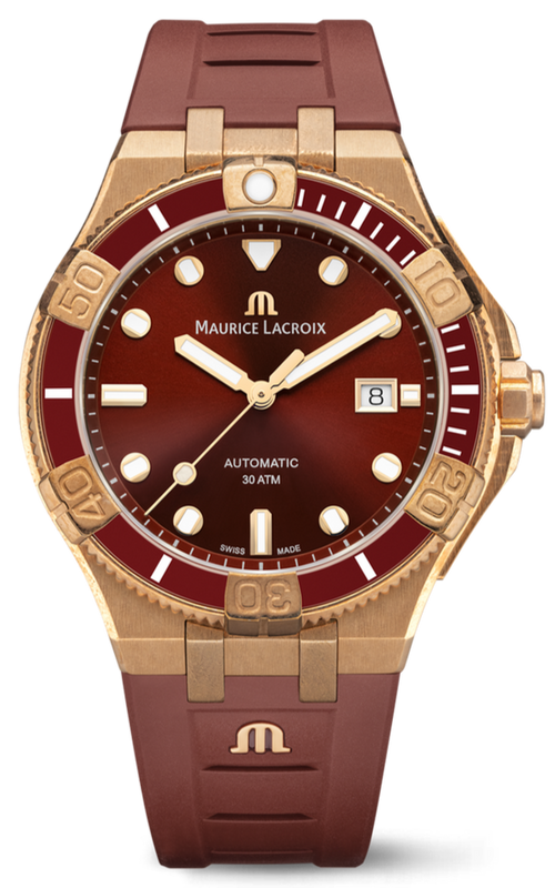  Shop Authentic Maurice Lacroix Aikon Venturer Asia Special Edition Red Dial Red Rubber Strap Watch For Men - AI6058-BRZ6B-530-6 - Luxxuri