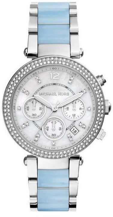  Shop Authentic Michael Kors Parker White Dial Two Tone Steel Strap Watch for Women - MK6138 - Luxxuri
