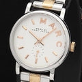  Shop Authentic Marc Jacobs Baker White Dial Two Tone Steel Strap Watch for Women - MBM3331 - Luxxuri