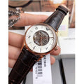  Shop Authentic Emporio Armani Meccanico White Dial Brown Leather Strap Watch For Men - AR1920 - Luxxuri