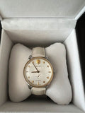  Shop Authentic Gucci G Timeless Automatic Silver Dial Beige Leather Strap Watch For Men - YA126348 - Luxxuri