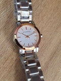  Shop Authentic Burberry The City Silver Dial Two Tone Steel Strap Watch for Women - BU9205 - Luxxuri