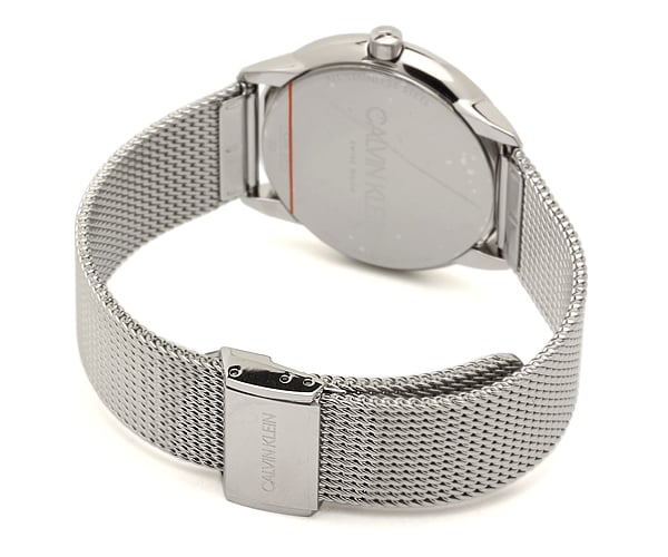  Shop Authentic Calvin Klein Minimal Silver Dial Silver Mesh Bracelet Watch for Women - K3M2212Z - Luxxuri