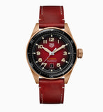  Shop Authentic Tag Heuer Autavia Calibre 5 Chinese New Year Maroon Dial Maroon Leather Strap Watch for Men - WBE5193.FC8300 - Luxxuri