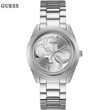  Shop Authentic Guess G-Twist Silver Dial Silver Steel Strap Watch for Women - W1082L1 - Luxxuri