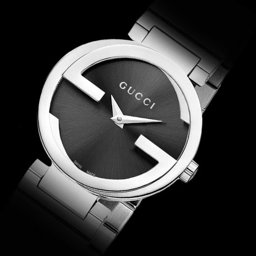  Shop Authentic Gucci Interlocking G Quartz Black Dial Black Steel Strap Watch For Women - YA133502 - Luxxuri