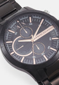  Shop Authentic Armani Exchange Chronograph Black Dial Black Steel Strap Watch For Men - AX2429 - Luxxuri