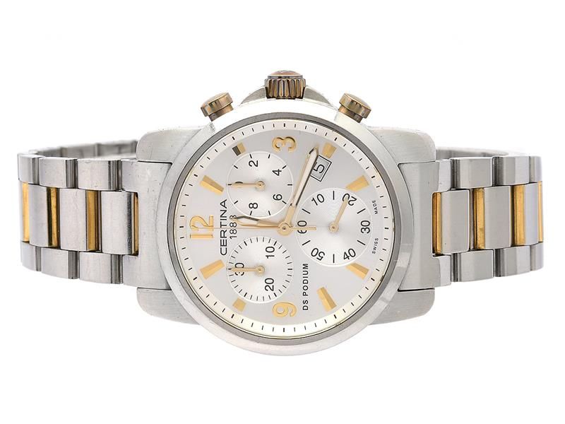  Shop Authentic Hugo Boss Areoliner Chronograph White Dial Two Tone Steel Strap Watch for Men - 1513236 - Luxxuri