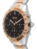  Shop Authentic Hugo Boss Talent Black Dial Two Tone Steel Strap Watch for Men - 1513584 - Luxxuri