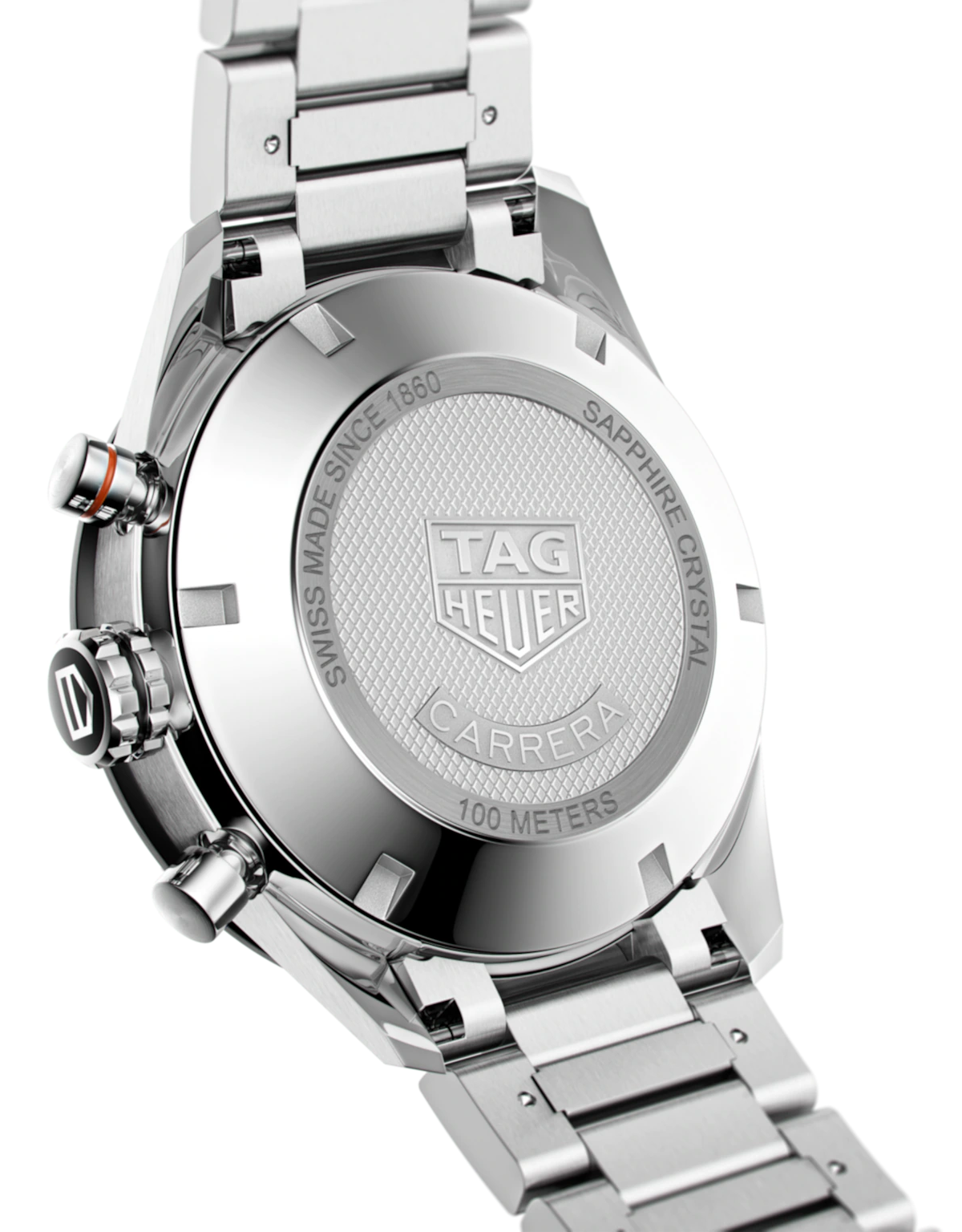  Shop Authentic Tag Heuer Carrera Automatic Chronograph Black Dial Silver Steel Strap Watch for Men - CBM2110.BA0651 - Luxxuri