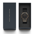  Shop Authentic Daniel Wellington Classic Cornwall Black Dial Black Nylon Strap Watch For Women - DW00100148 - Luxxuri