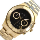  Shop Authentic Marc Jacobs Blade Chronograph Black Dial Gold Steel Strap Watch for Women - MBM3309 - Luxxuri