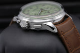  Shop Authentic Breitling Premier B09 Chronograph 40 Green Dial Brown Leather Strap Watch for Men - AB0930D31L1P1 - Luxxuri