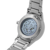  Shop Authentic Emporio Armani Renato Automatic Blue Dial Silver Steel Strap Watch For Men - AR60037 - Luxxuri